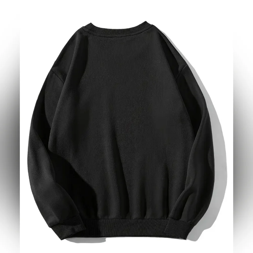 Black Sweatshirt with White Heart Fashion Inspired Size XXL 14 New in Package - Picture 2 of 3